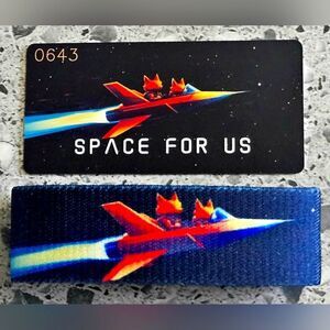 ZOX "SPACE FOR US" #643 BLOG App STAR FOX McLoud Nintendo Collectible WRISTBAND